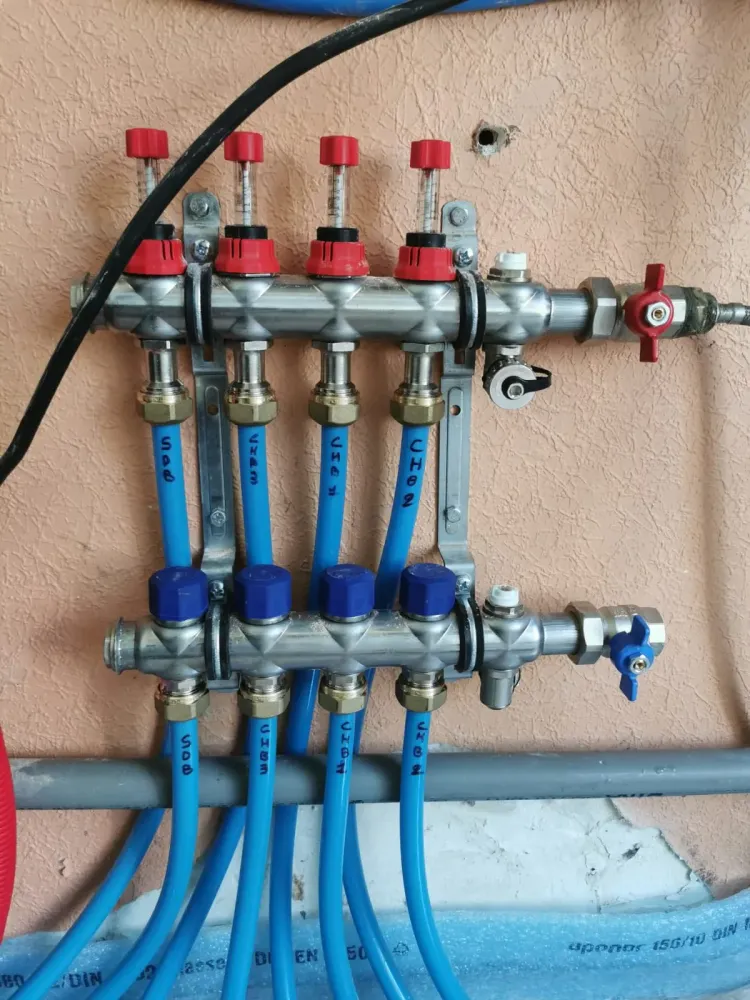 plomberie sol chauffant