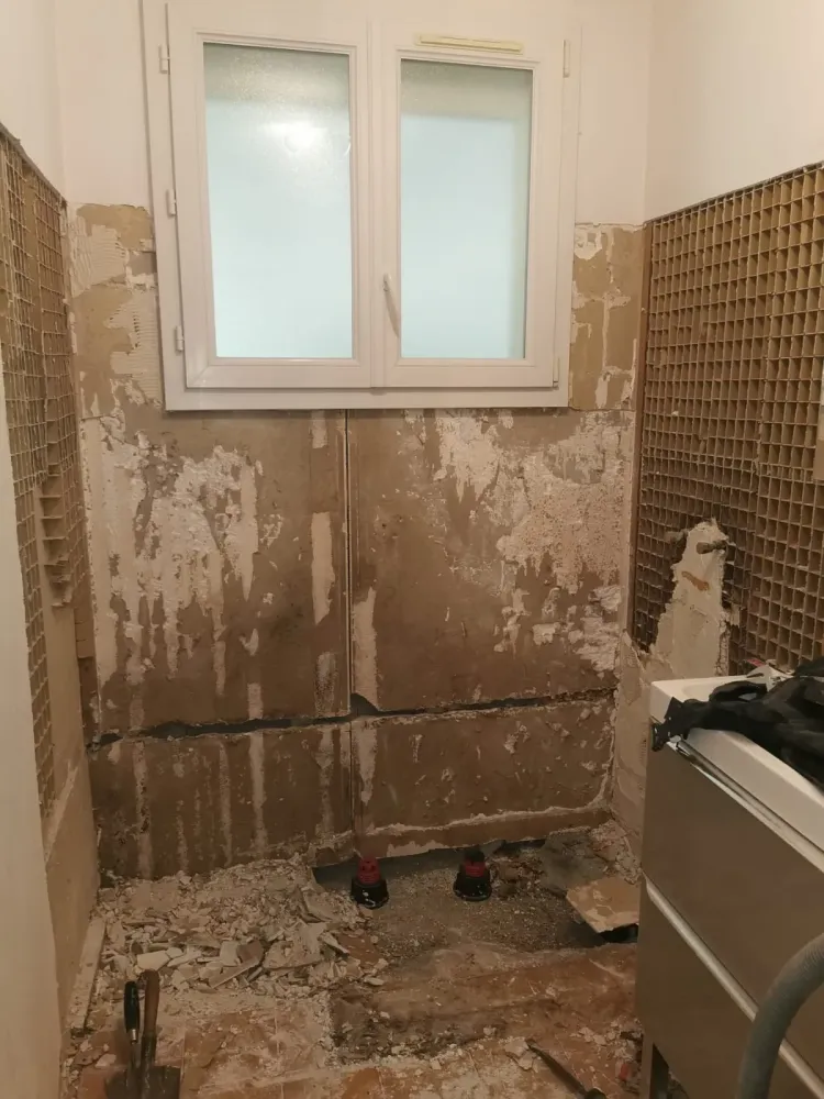 Projet renovation salle de bains -  Pendant (4)
